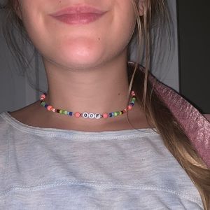 beaded choker